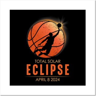 Total-Solar-Eclipse-Basketball-Player Posters and Art